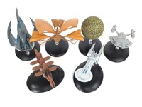 6 Mini Star Trek Models w Bajoran Lightship