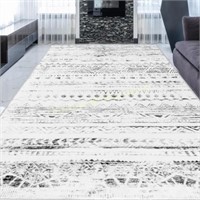 SONGLET Area Rug 8x10  Grey - read description