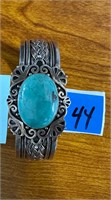 .925 NB Nicky Butler Turquoise 64gr Cuff Bracelet