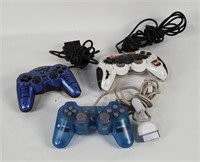 3 Ps1 Controllers - Sony, Mad Catz