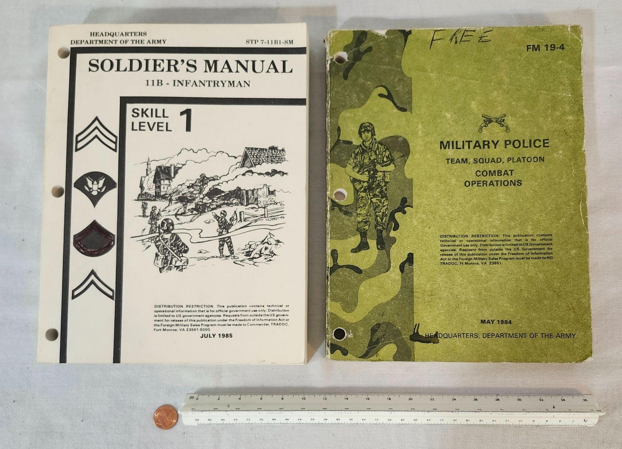 1984 Army Soldier's manual & combat operations