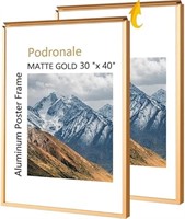 30x40 Inch Poster Frames,set Of 2, Plexiglass