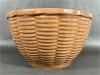 Vintage Watt Stoneware Basketweave 9" Mixing Bowl