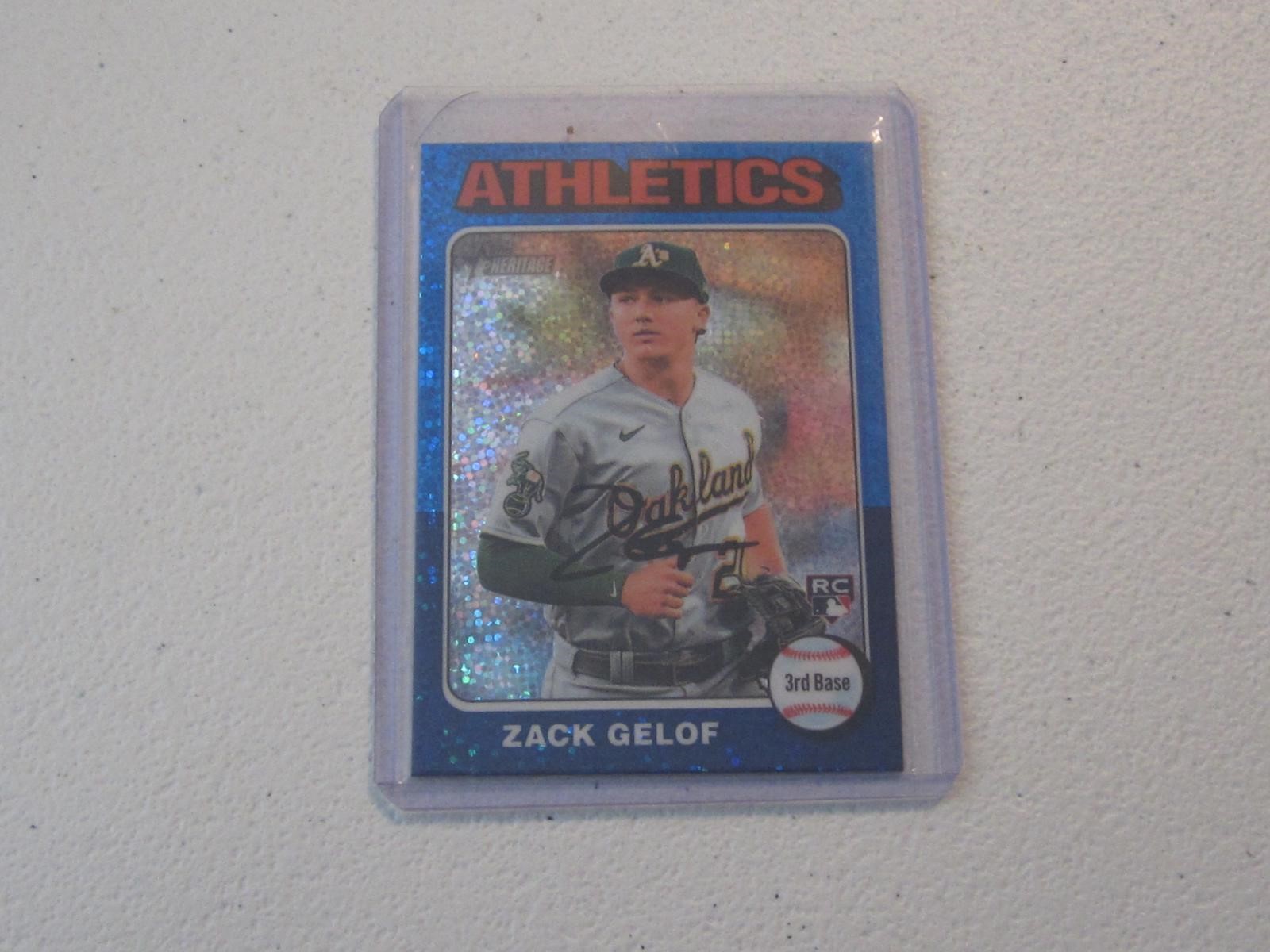 2024 TOPPS HERITAGE CHROME ZACK GELOF RC