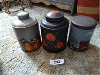 Hand Painted Canisters