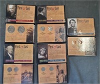 P729 (5) First & Last Year Coin Collection Sets