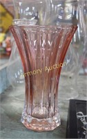 PINK GLASS VASE