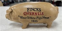 7.5" Pig Cast Iron Coin Bank