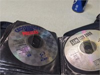 2 Cases w/PC Games & CDs