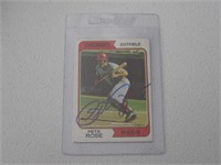 PETE ROSE SIGNED SPORTS CARD WITH JSA COA REDS