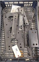 MISCELLANEOUS METAL BRACKETS- CONTENTS OF CRATE