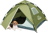 DEERFAMY 3-4 Person Easy Camping Tent Waterproof
