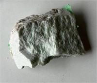 unusual green tinged crystal