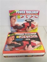 2 Real Power Toolshop Learning Toy Playsets