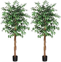 6ft Ficus Artificial Trees with Realistic
