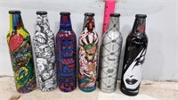 6 Metal Mountain Dew Bottles