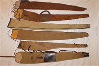 6 Leather & Fabric Gun Cases (AS-IS)