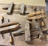 4 Craftsman wood clamps