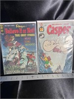 2 VTG Comics Ripleys and Caspar