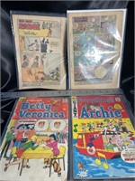 4 VTG Comics-Sarge, Richie Rich, Betty