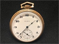 Elgin 15 Jewels 10K Gold Filled Pocket Watch