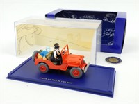 Modèle réduit de collection Tintin La Jeep -