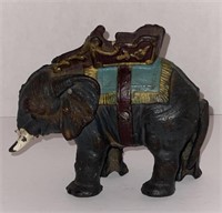 Cast Iron Elephant Bank