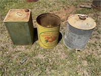3  METAL CANS