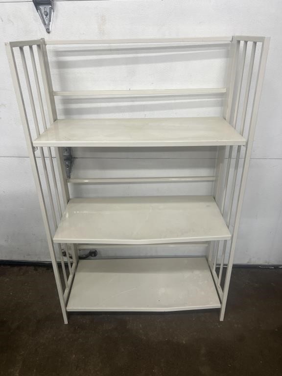 White Metal Shelf