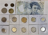 11 - MIXED LOT OF COLLECTIBLE COINS & CURRENCY