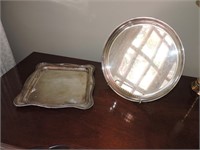 Round Silver Platter by Paul Revere Reproductions