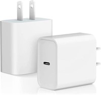 USB C Charger, 2-Pack 20W iPhone 12 Fast Charger