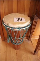 Vintage African Wood Percussion Drum(R1)