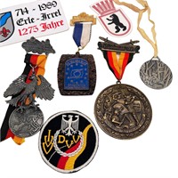 Vintage 1970s - 1980s German Patches, Medals, etc