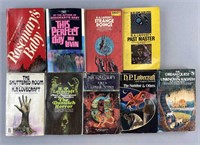 9 Sci Fi & Horror Books Lovecraft, Levin, Lafferty