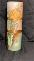 Antique Hand Painted Porcelain Tall Vase