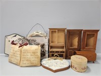 Wooden Doll House Furniture, Knick Knacks