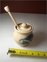Shadowlawn Stoneware Honey Pot - unused
