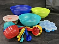 Plastic Mixing Bowls, Measuring Cups & More