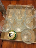 Lot of Various Clear Glasses Small & Large