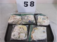 Stamp Collection (5 Bags)