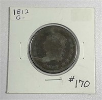 1812  Classic Large Cent   G