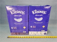 2- Packs of Kleenex's (4-boxes per pack)