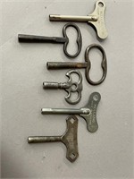 Assorted Collection of Vintage Clock Keys