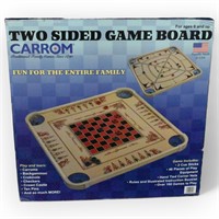 Carrom 2 Sided Game Board Like New in Box