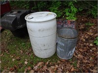 Four Barrels and a Steel Garbage Can (scattered