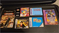 Mixed lot of vintage video game booklets