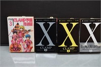 Clamp, Manga, Vol. 3, 4, 7, and 10