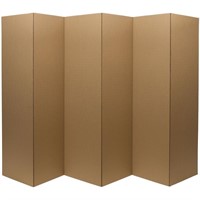 B7537  Oriental Furniture Cardboard Room Divider,