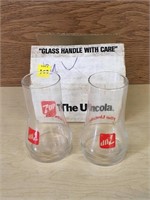 Libbey 7up Glasses w/shipping box